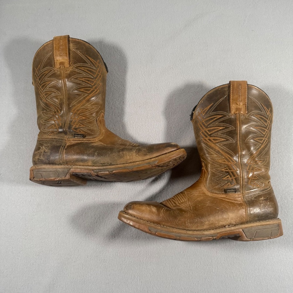 Irish Setter Marshall 83923 Brown Leather Waterproof Work Boots Mens 13D EH